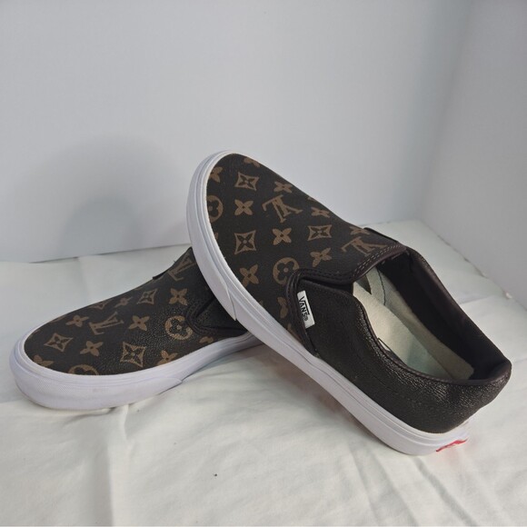 Vans Brown Slip-On Sneakers - Picture 8 of 8